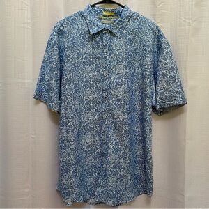 Men’s AGE OF WISDOM short sleeve floral shirt NWT